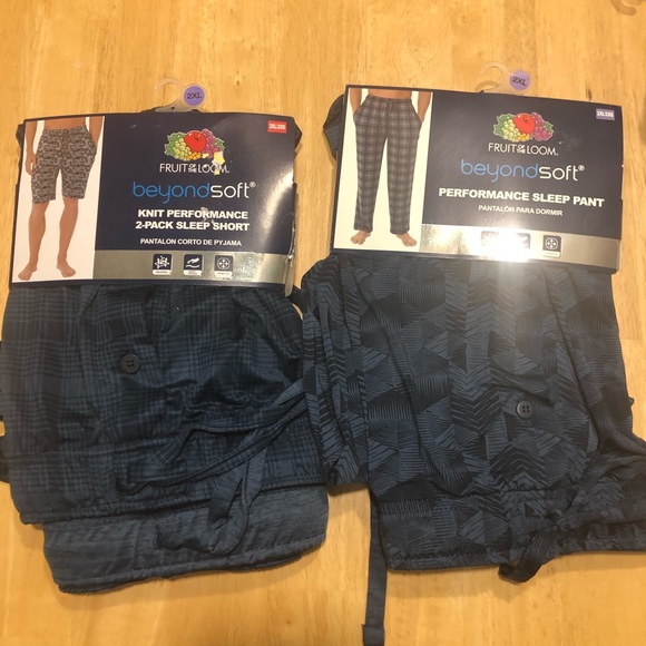 Fruit Of The Loom Sleep Pants Size Chart